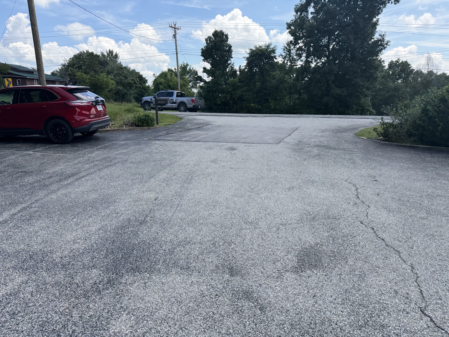 High Volume Salon commercial pavement before NextGen maintenance